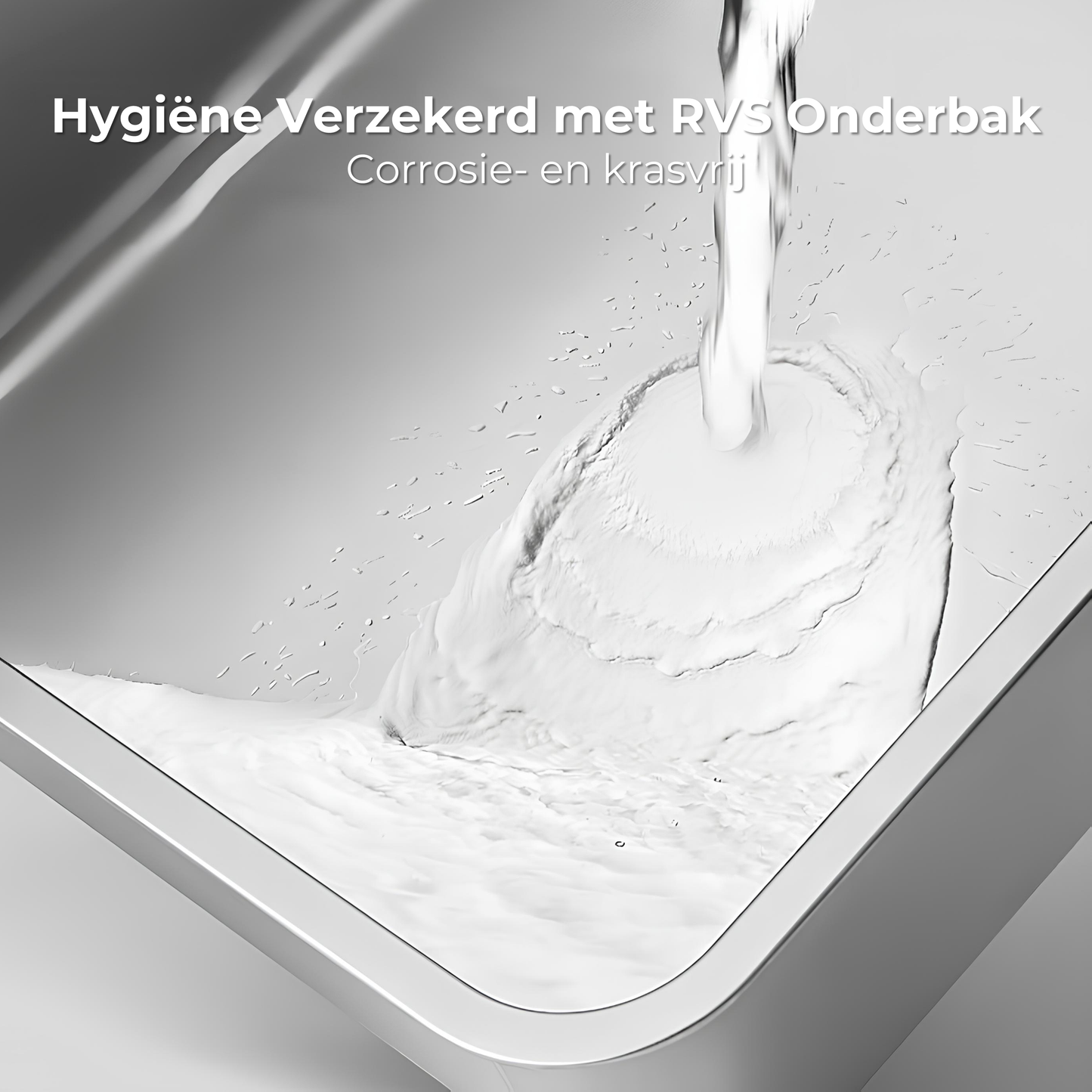RVS Kattenbak - Zij-ingang