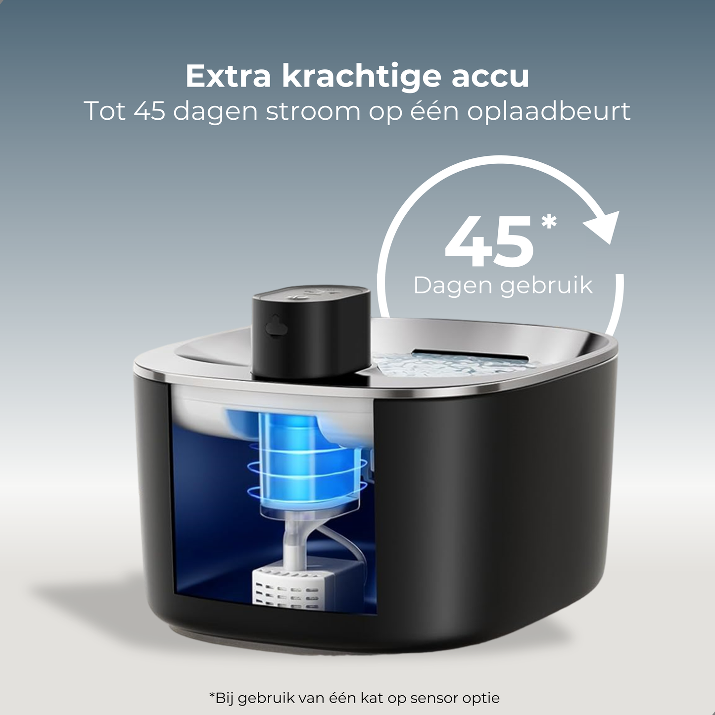 Premium Drinkfontein - Zwart
