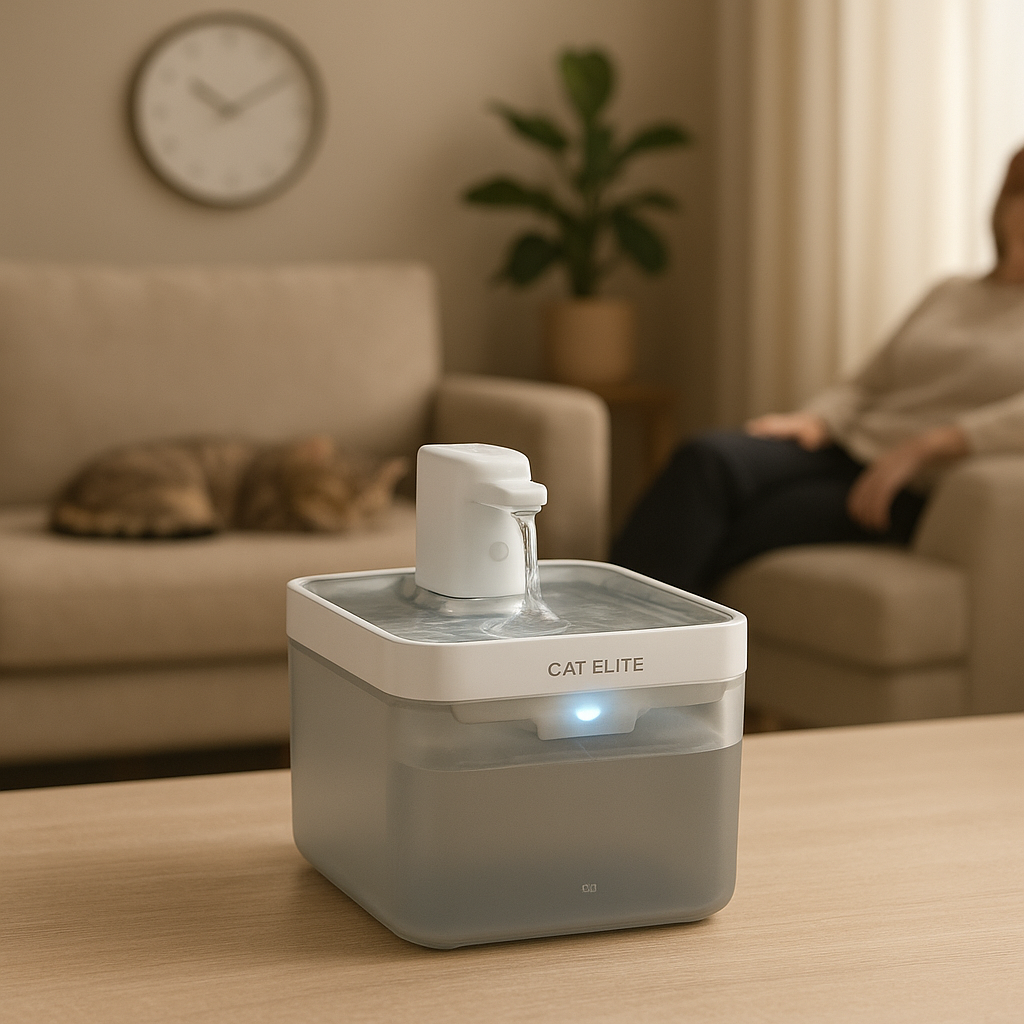 TEST Draadloze drinkfontein