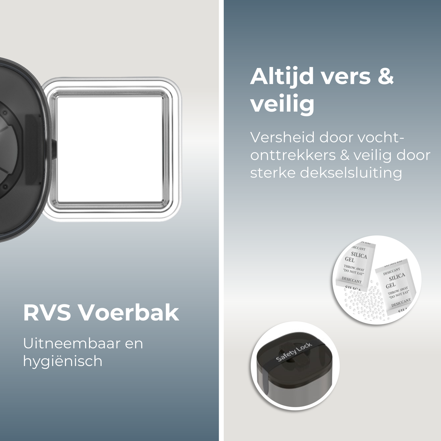 Voerdispenser met Camera Enkele Voerbak - Zwart