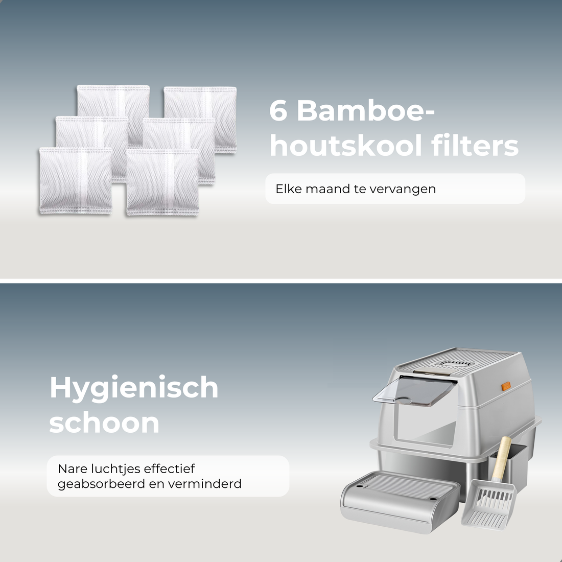 Geurneutraliserende Bamboe-koolstoffilters