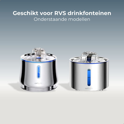Filters - RVS Drinkfontein - 5 stuks