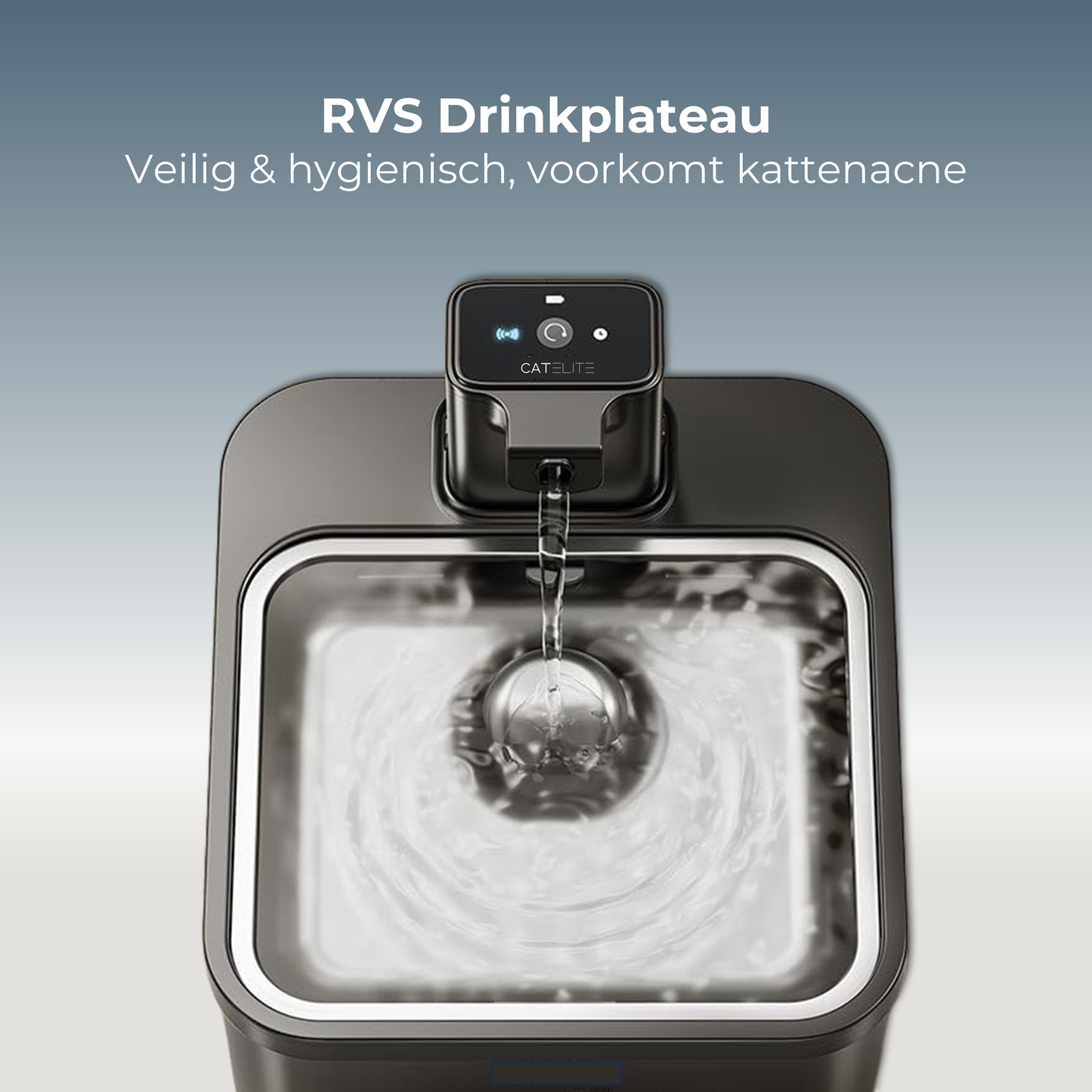 Draadloze Drinkfontein - Zwart