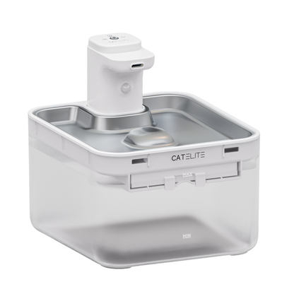 Accu hernieuwde draadloze drinkfontein - Wit