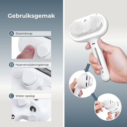 Stoomborstel - Wit
