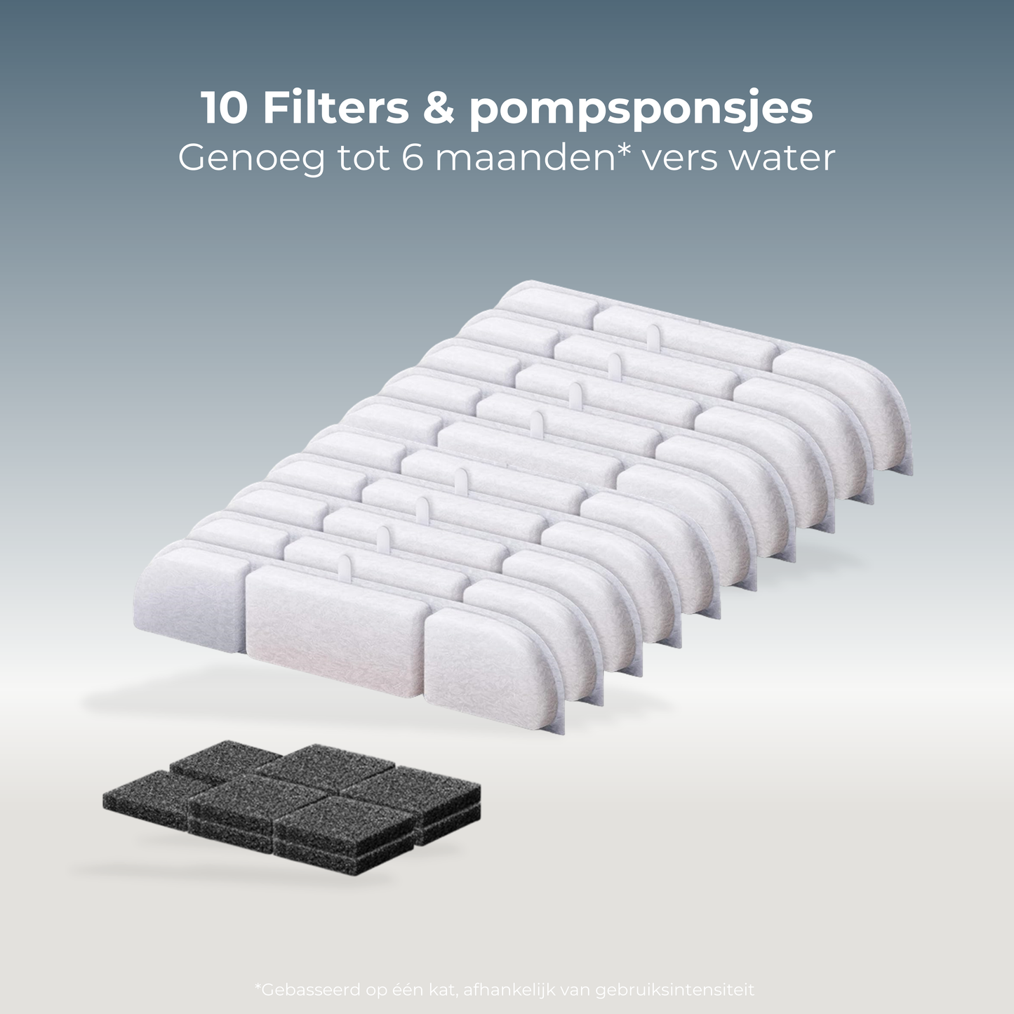 Filters - Draadloze Drinkfontein - 10 Stuks