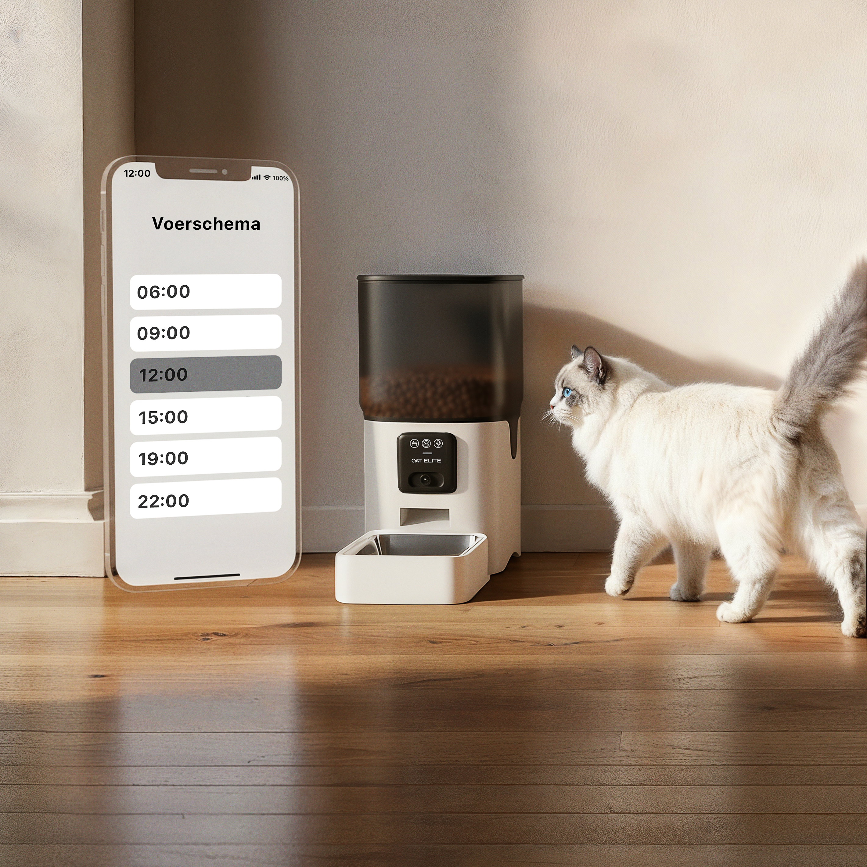 Bundel | Ease Automatische Kattenbak, Sync Enkele Voerautomaat &amp; Stream Drinkfontein